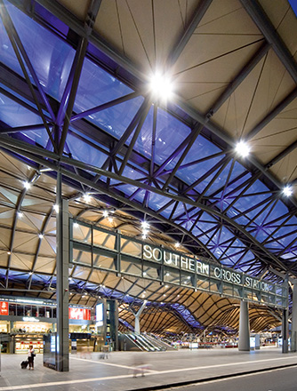The Southern Cross Railway Station in Melbourne became an icon - with a Texlon® ETFE roof by Vector Foiltec.