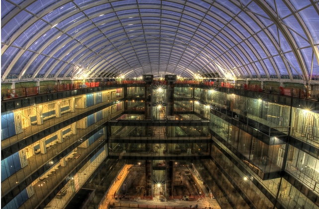 Transparency: Texlon® ETFE panels can be patterned to virtually any shape or size to create individual and stunning venues. 