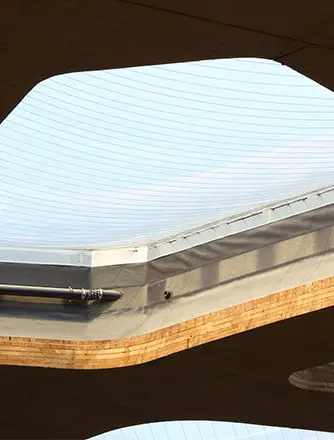 Light transmission through the ETFE skylight