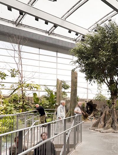 Unser Texlon® ETFE-System schafft einen lichtdurchfluteten Bereich im Nationalaquarium in Kopenhagen, Dänemark, Den Blå Planet.