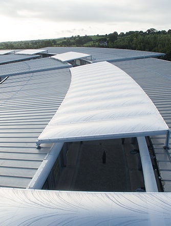 The Boulevard retail park, in the Banbridge area of Northern Ireland, was upgraded using Texlon® ETFE canopies by Vector Foiltec.