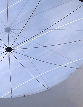 One of the Texlon® ETFE skylights creating a light-filled mall.