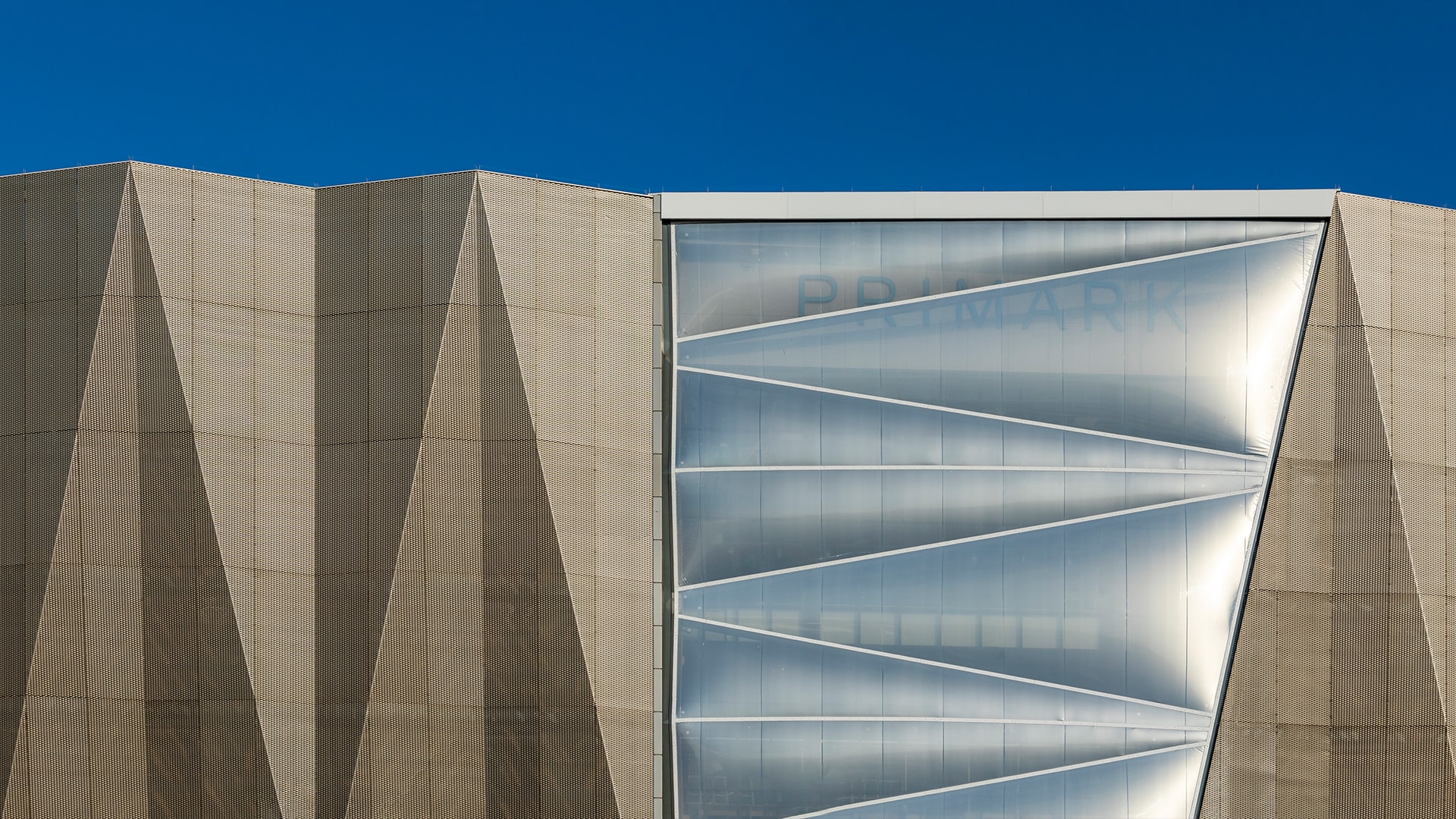 Fassaden aus Texlon® ETFE von Vector Foiltec für Primark in Birmingham, UK.